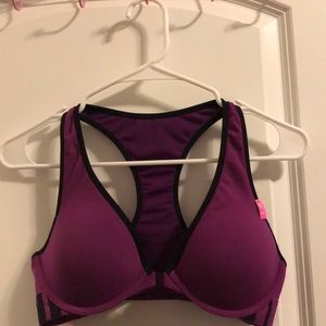 Pink Victoria Secret push up clasp Sports Bra